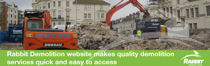 New dedicated Rabbit Demolition website makes quality demolition services quick and easy to access