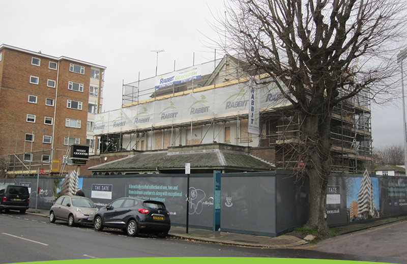 Rabbit Demolition project at Sussex Cricket Ground