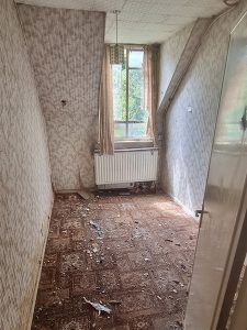 Bedroom for demolition in London