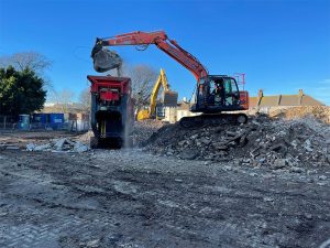 Site clearance gets underway