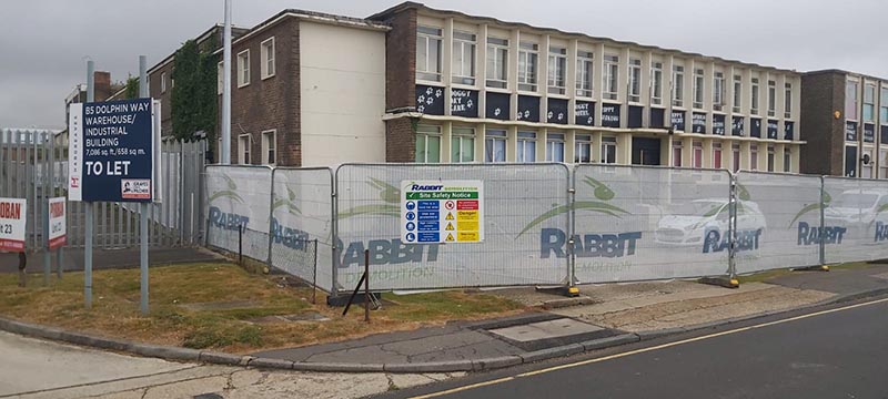 building demolition site shoreham by sea