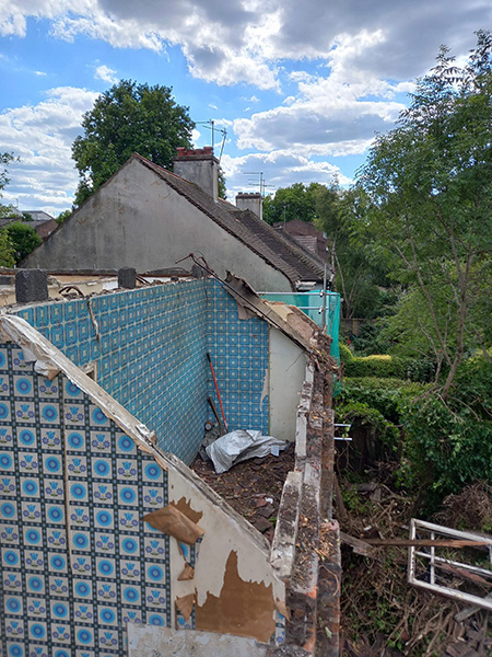 demolition site camberwell