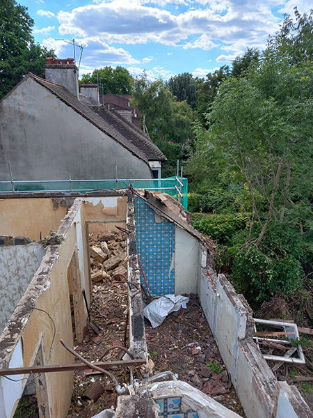 demolition site camberwell