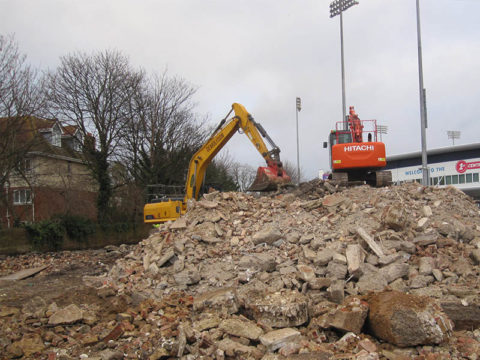 demolition site sussex county cricket ground